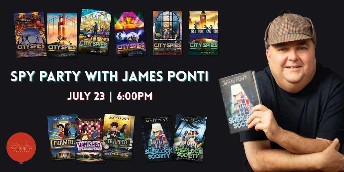 Spy Party with James Ponti, 23 July | Event in Saint Paul | AllEvents