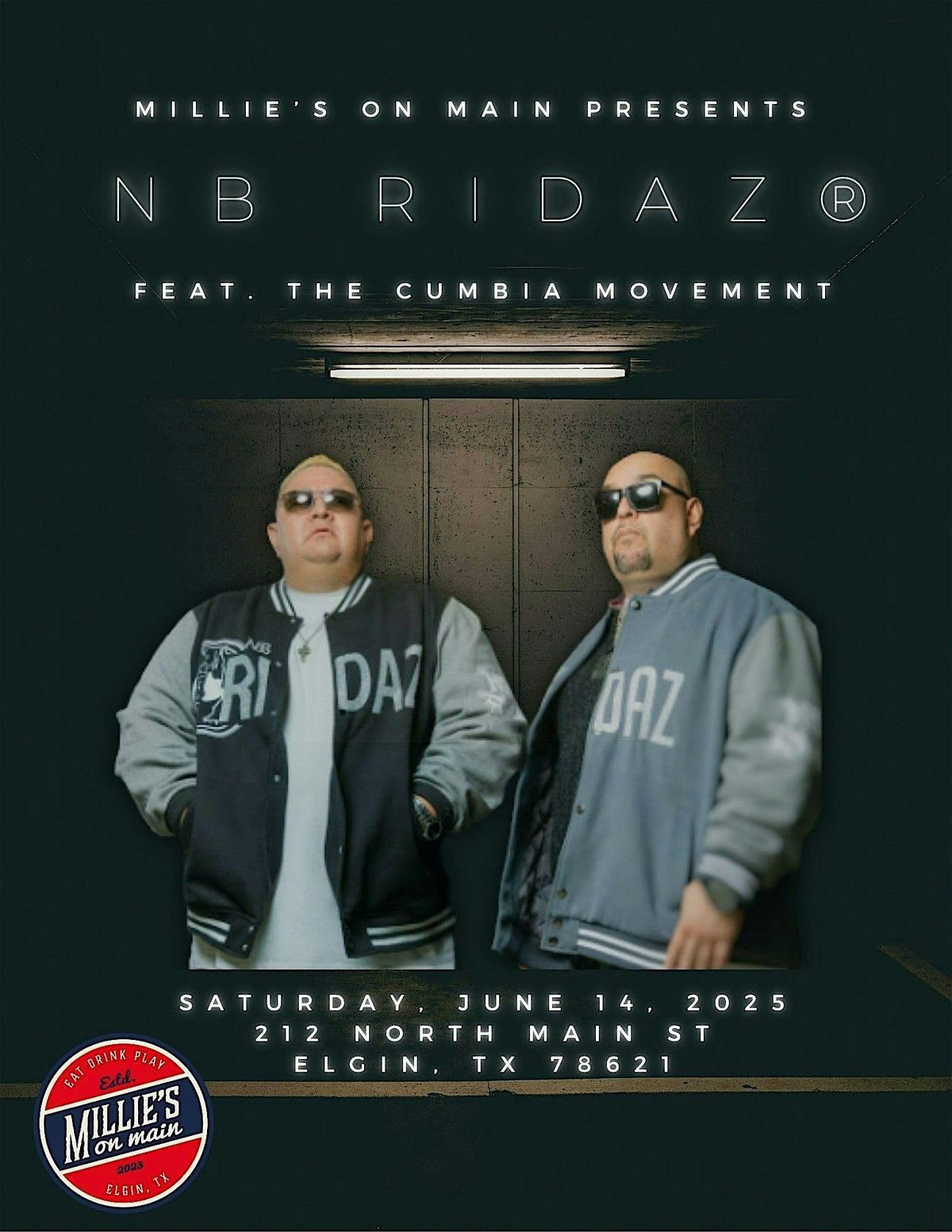 NB Ridaz® feat. The Cumbia Movement, 14 June | Event in Elgin | AllEvents