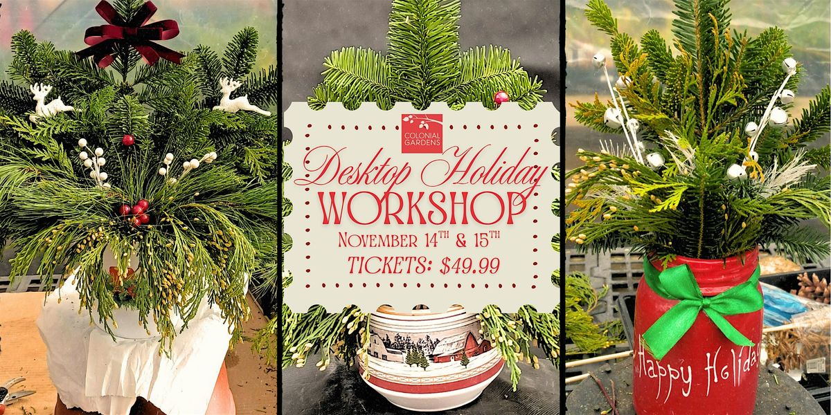 Desktop Holiday Container Workshop | Event in Blue Springs | AllEvents