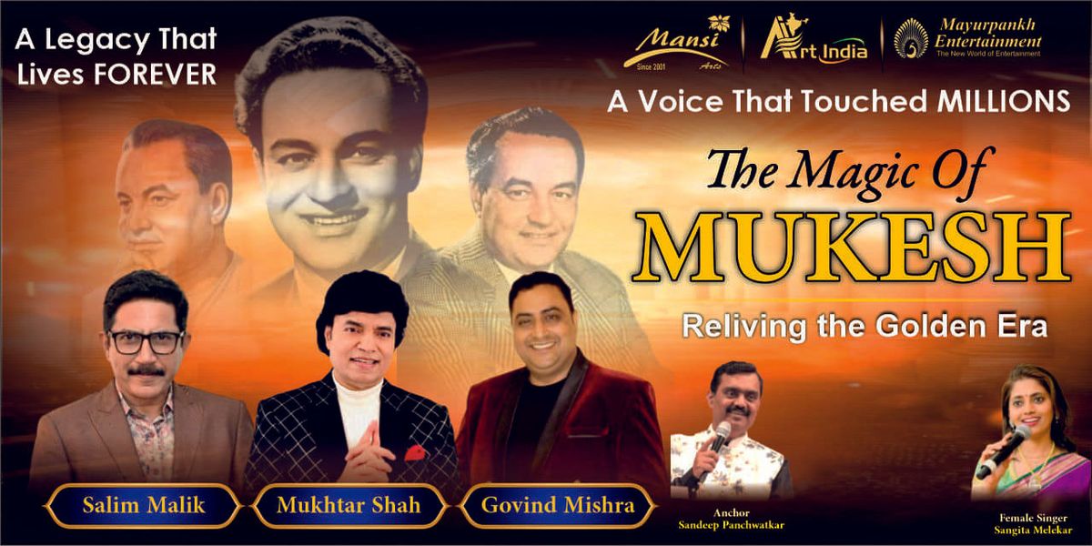 The Magic Of Mukesh - Live Musical Night
