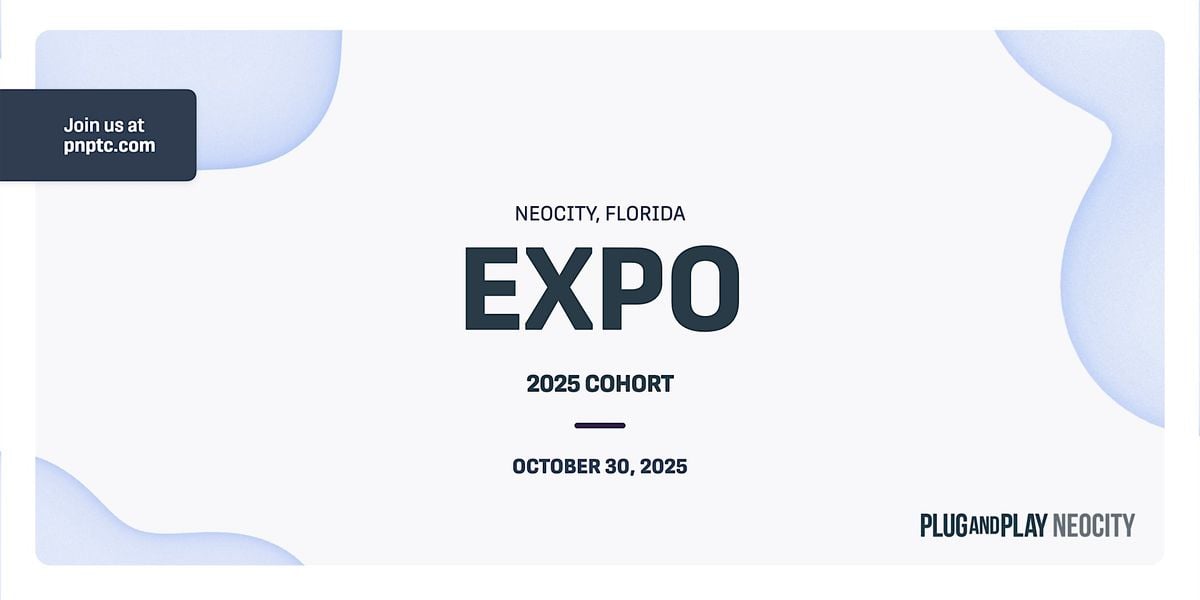 Plug and Play NeoCity Expo 2025, 30 October | Event in Kissimmee | AllEvents