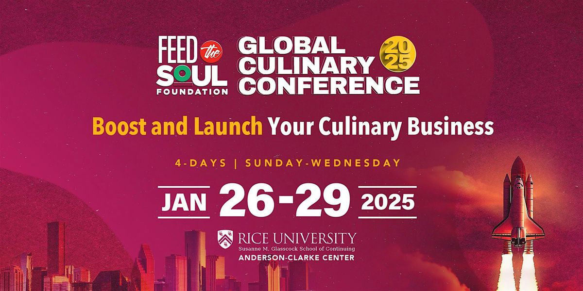 Global Culinary Conference 2026, 25 January | Event in Houston | AllEvents