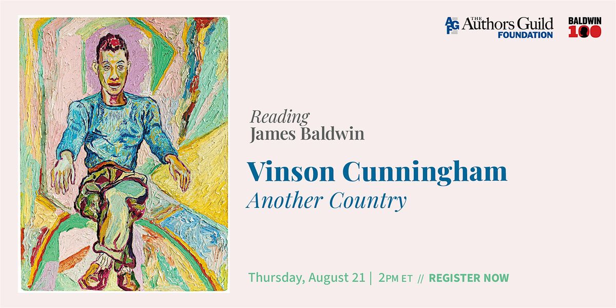 Reading James Baldwin: Vinson Cunningham - Another Country, 21 August | Online Event | AllEvents