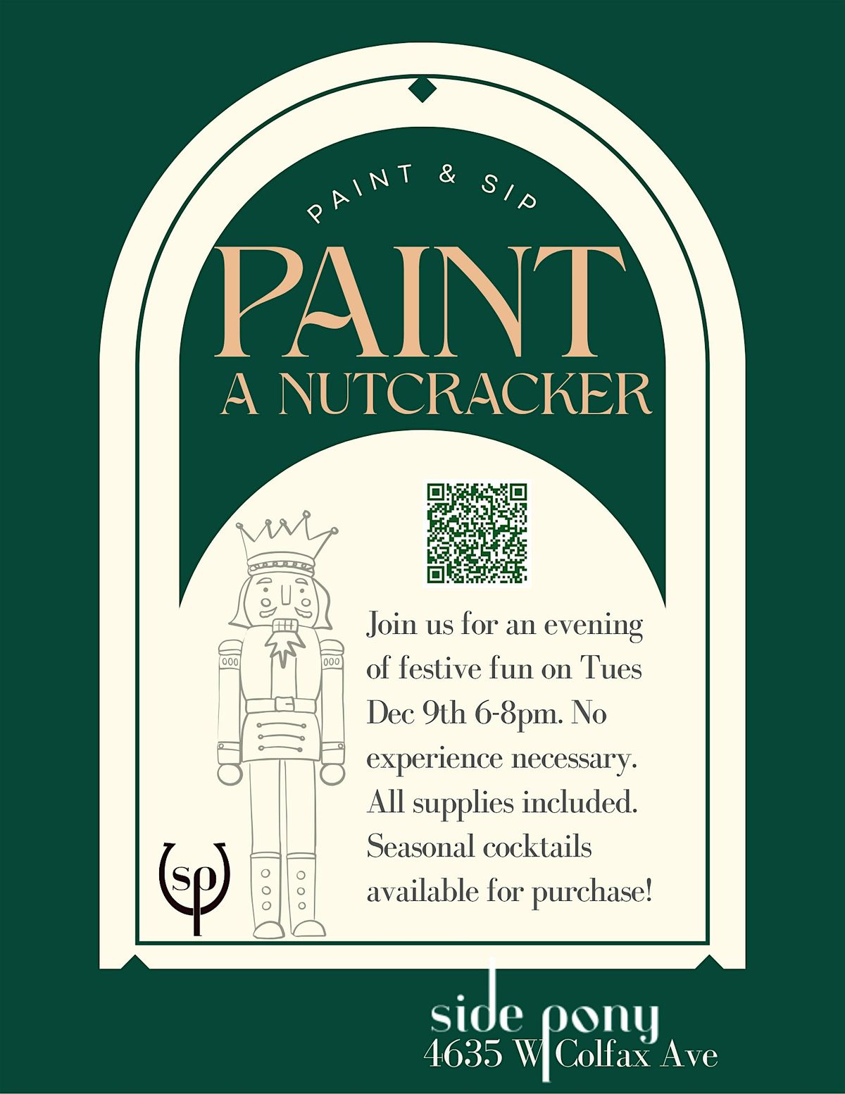 Crackin’ Up: A Nutcracker Paint & Sip Night, 9 December | Event in Denver | AllEvents
