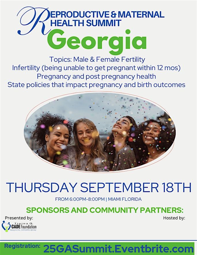 2025 Georgia Reproductive & Maternal Justice Summit, 18 September | Online Event | AllEvents