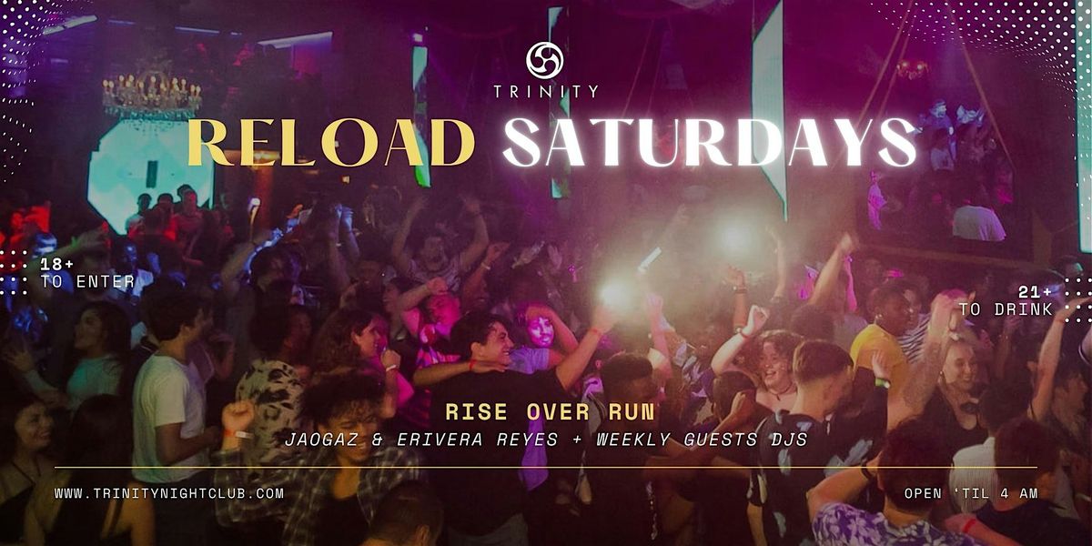 Reload Saturdays at Trinity, 10 January | Event in Seattle | AllEvents