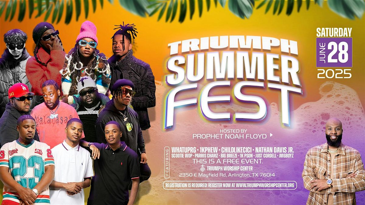 Triumph Summer Fest, 28 June | Event in Arlington | AllEvents