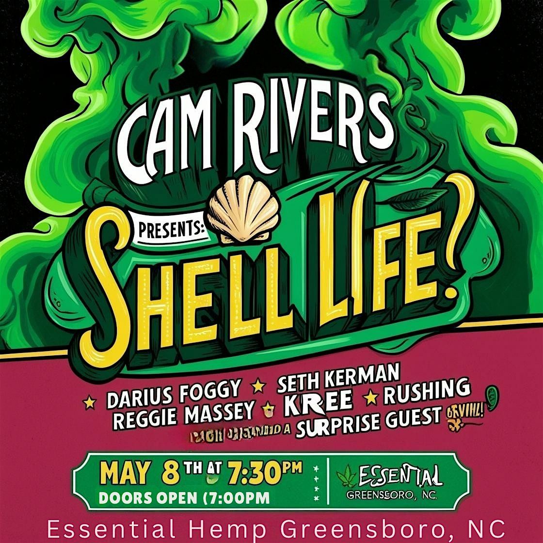 Shell Life Comedy Show, 8 May | Event in Greensboro | AllEvents