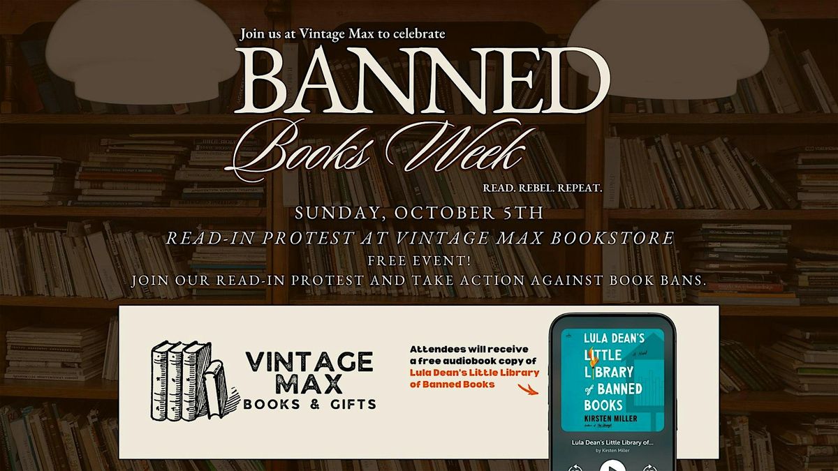FREE EVENT + BOOK: Banned books read-in protest at Vintage Max bookstore! | Event in Pittsburgh | AllEvents
