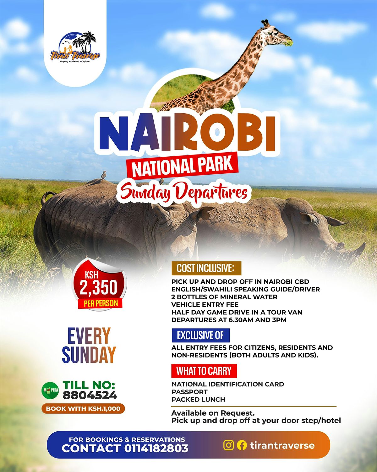 Nairobi National Park Safari | Event in Nairobi | AllEvents