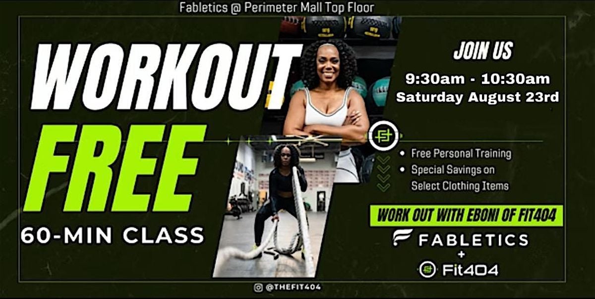 Workout with Eboni of Fit404 @ Fabletics Perimeter Mall!, Fabletics ...