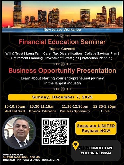 Financial Literacy & Wealth Building Event | Event in Clifton | AllEvents