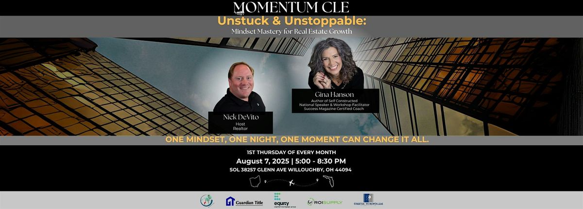 Momentum CLE: Unstuck & Unstoppable, 7 August | Event in Willoughby | AllEvents