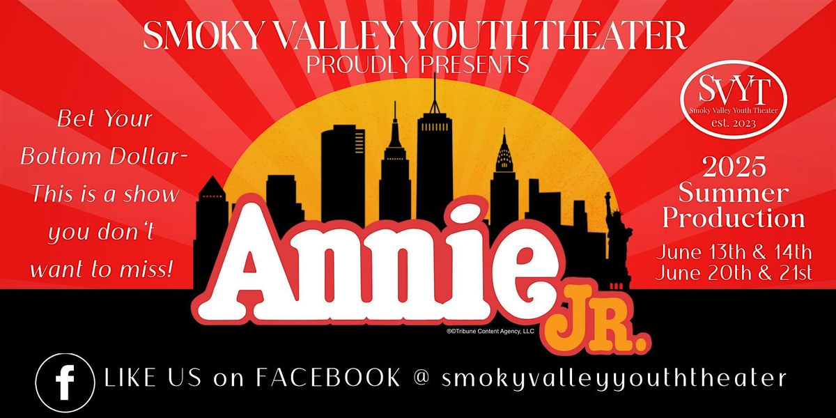 Smoky Valley Youth Theater's Annie Jr., 21 June | Event in Round Mountain | AllEvents