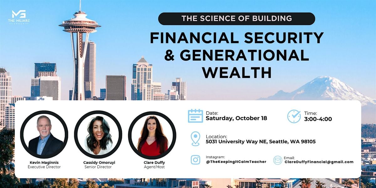 Financial Security & Generational Wealth, 18 October | Event in Seattle | AllEvents