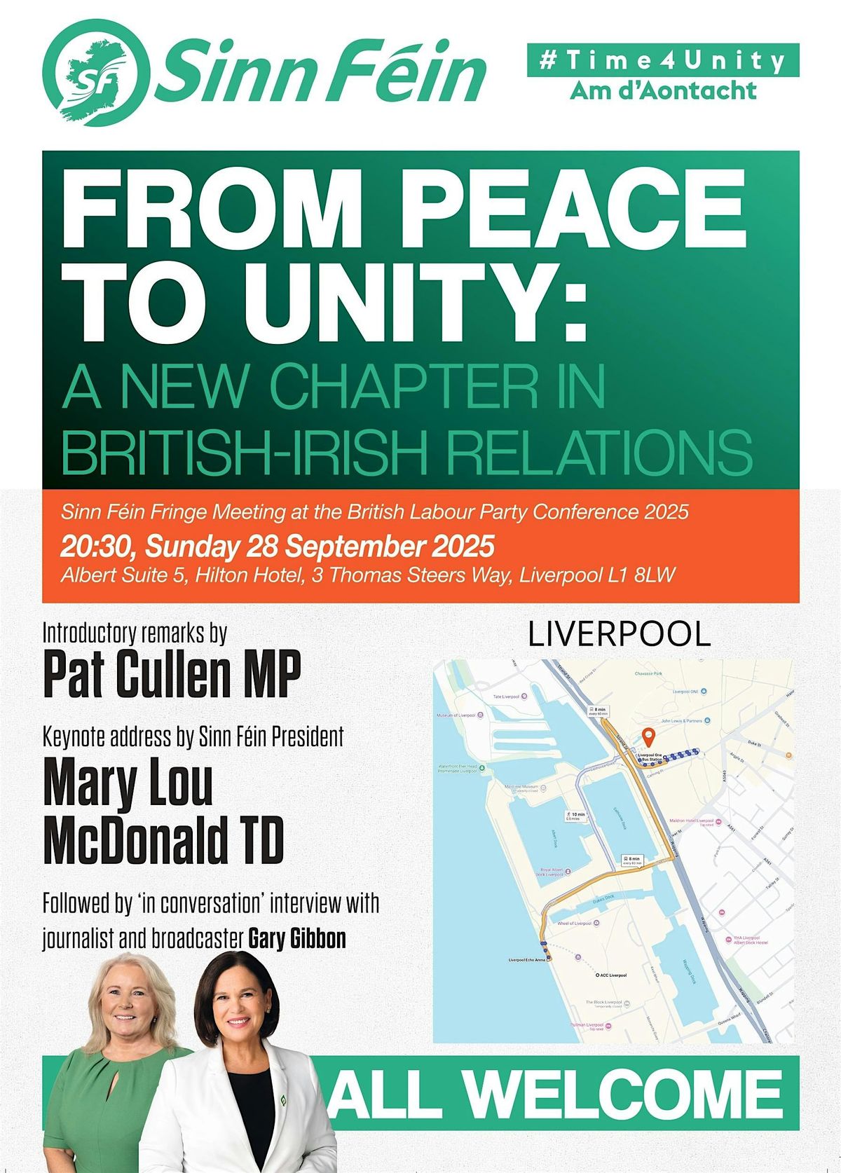 From Peace to Unity: A New Chapter in British-Irish Relations | Event in Liverpool | AllEvents