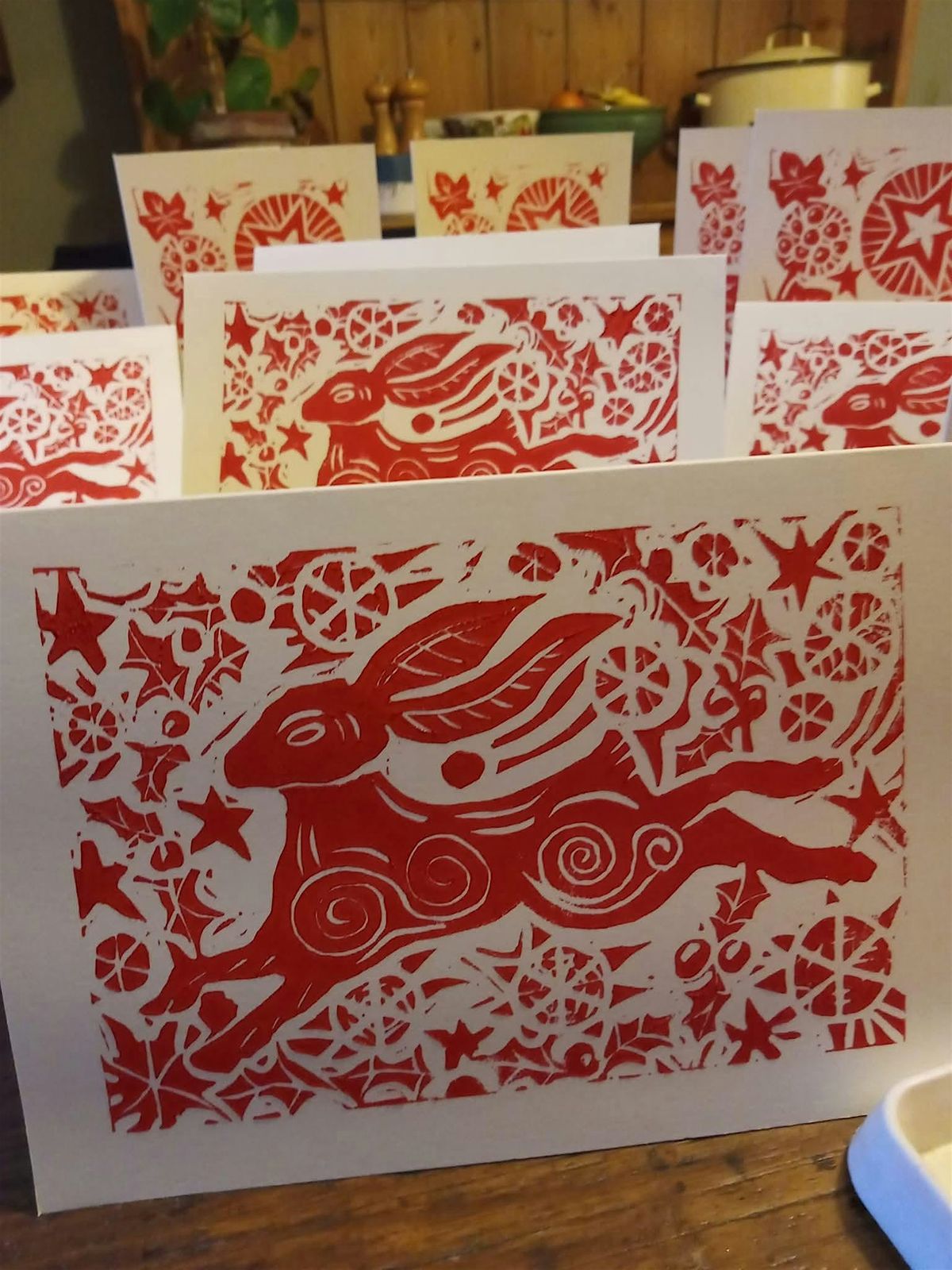 Prints from the Plot -  Christmas linoprinting workshop, 8 November | Event in Boyton | AllEvents