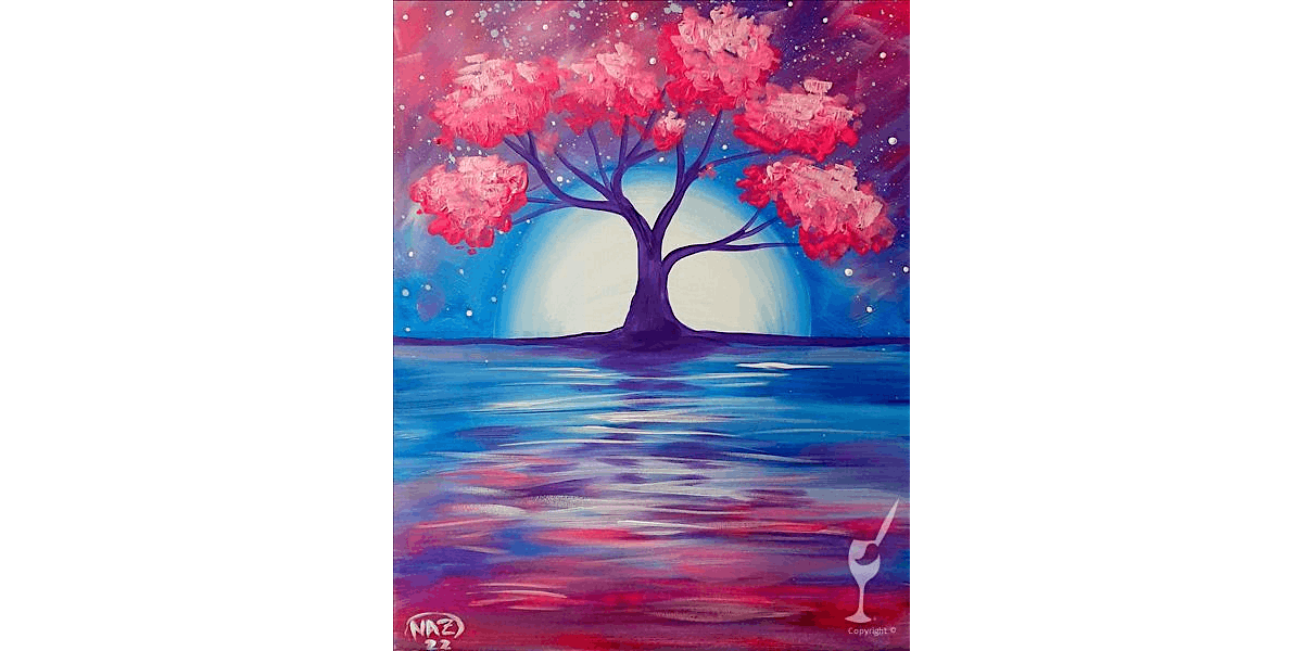 Colors of the Night - Paint and Sip in Houston | Classpop!™ | Event in Baytown | AllEvents