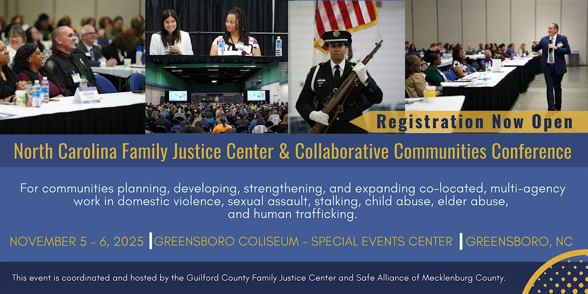 Annual NC Family Justice Center and Collaborative Communities Conference, 5 November | Event in Greensboro