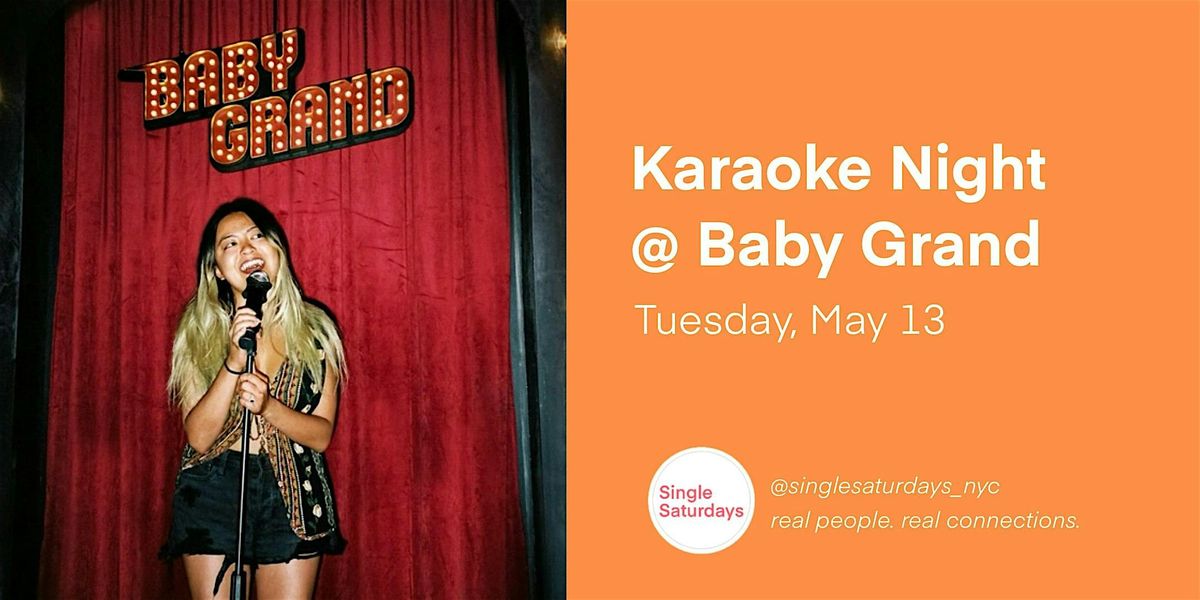 Singles Karaoke Night at Baby Grand, 13 May | Event in New York | AllEvents