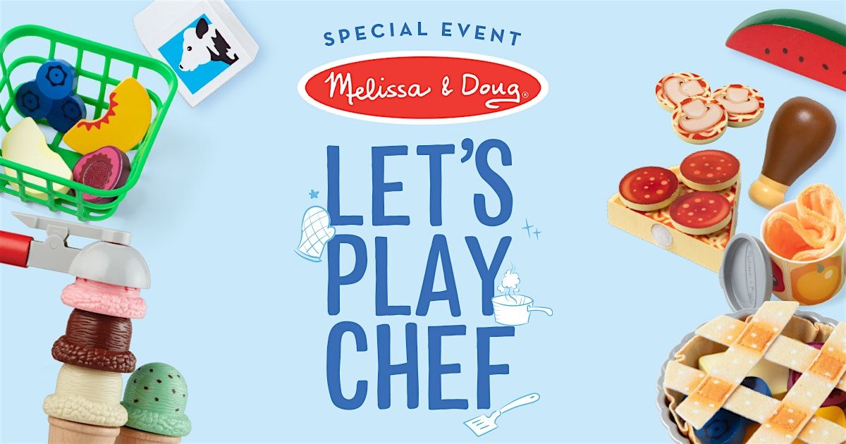 Let's Play Chef! Melissa and Doug Play Hour at Gottwals Books, 22 November | Event in Macon | AllEvents