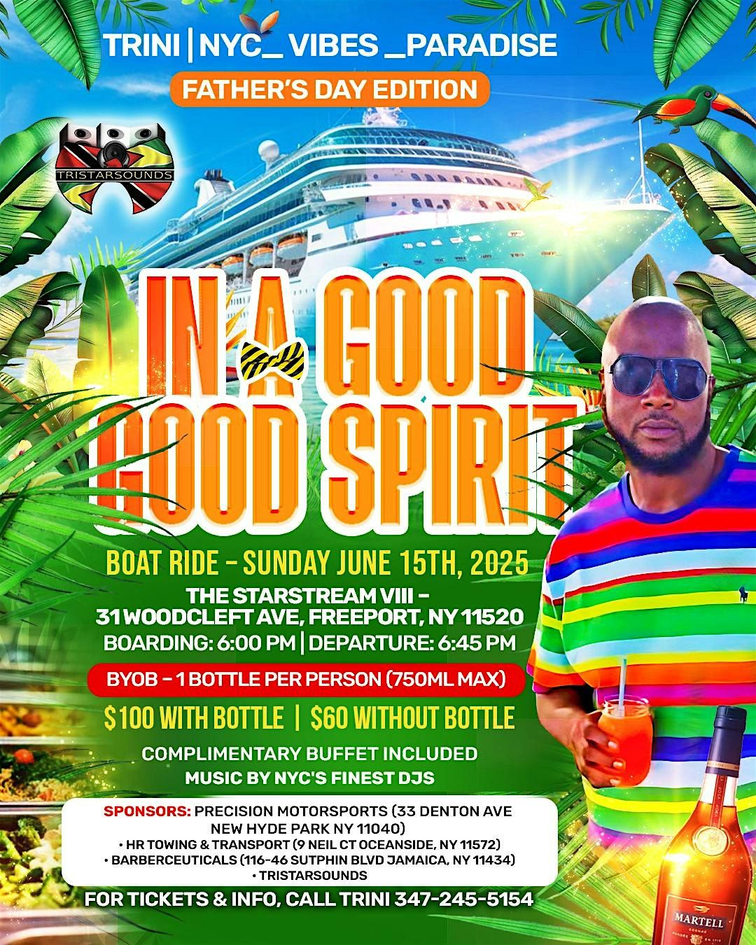 IN A GOOD GOOD SPIRIT  Boat Ride, 15 June | Event in Freeport | AllEvents