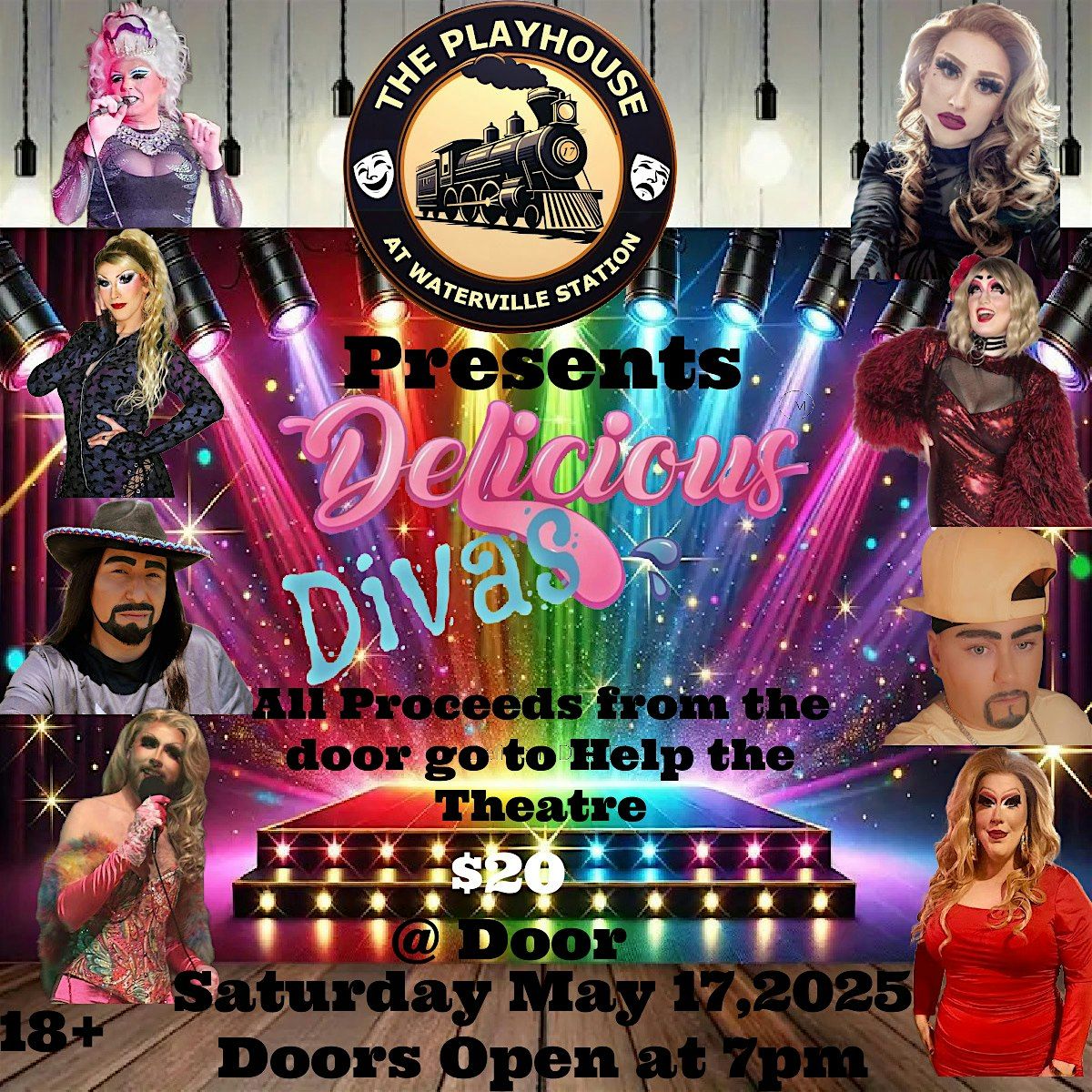 PlayHouse Presents DELICIOUS DRAG DIVAS, 17 May | Event in Waterville | AllEvents