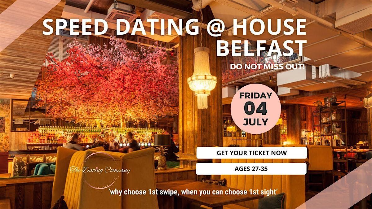 Speed Dating ages 27-35, Head Over Heels Belfast, 4 July | Event in Belfast | AllEvents