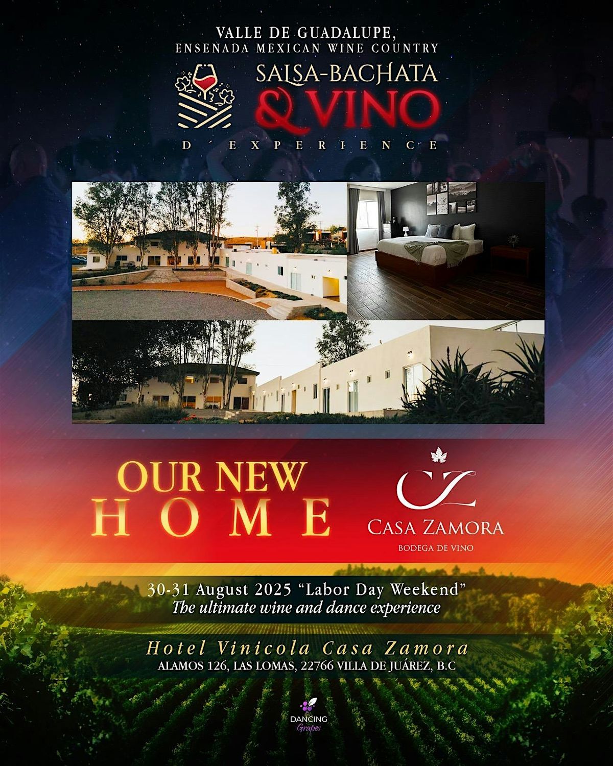 Salsa Bachata & Vino, 30 August | Event in Villa de Juárez | AllEvents