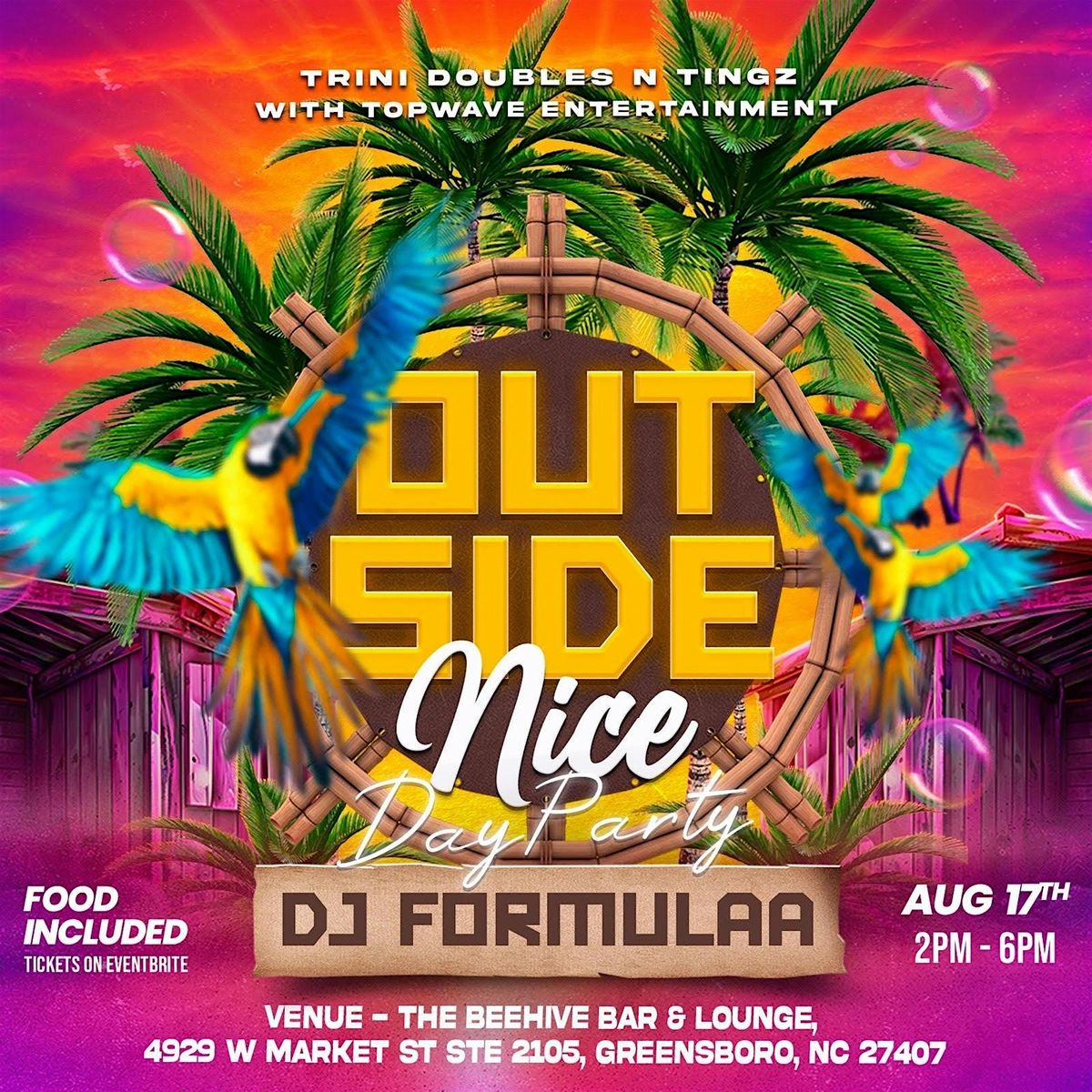 Outside Nice, 17 August | Event in Greensboro | AllEvents