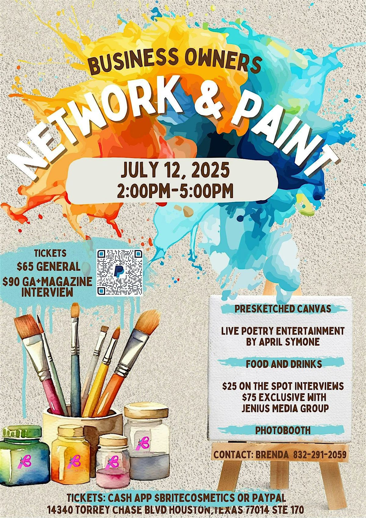 Network & Paint, 12 July | Event in Houston | AllEvents