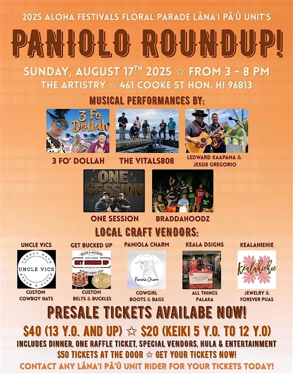 2025 Aloha Week Festivals Floral Parade - Lānaʻi Pāʻū Unit Fundraiser, 17 August | Event in Honolulu