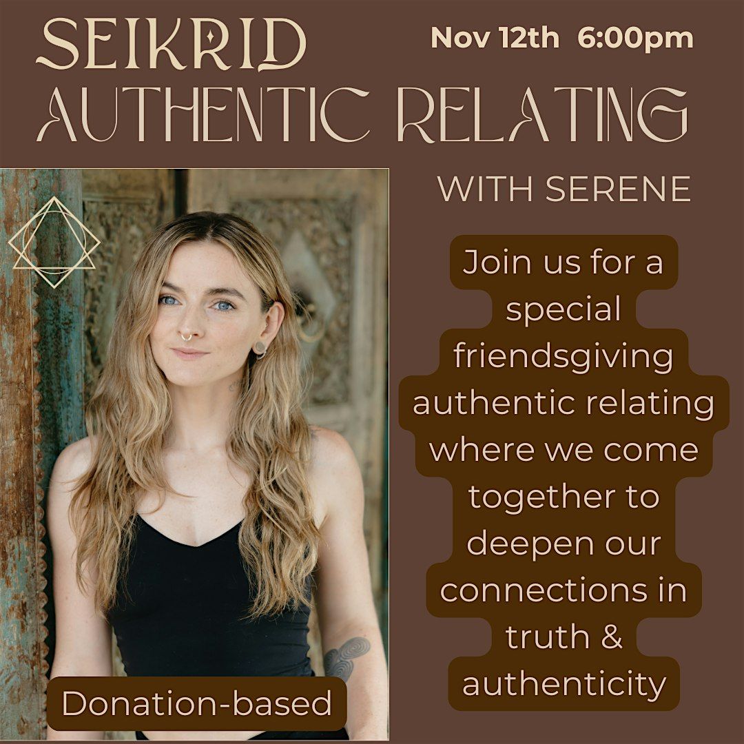 Authentic Relating Friendsgiving- Donation Based, 12 November | Event in Sandwich | AllEvents