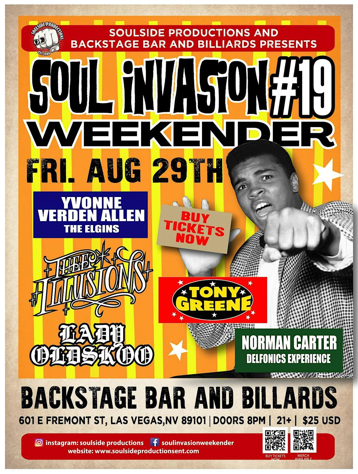 DELFONICS EXP   ,THEE ILLUSIONS  - ELGINS - LADY OLDSKOO - TONY GREENE, 29 August | Event in Las Vegas | AllEvents