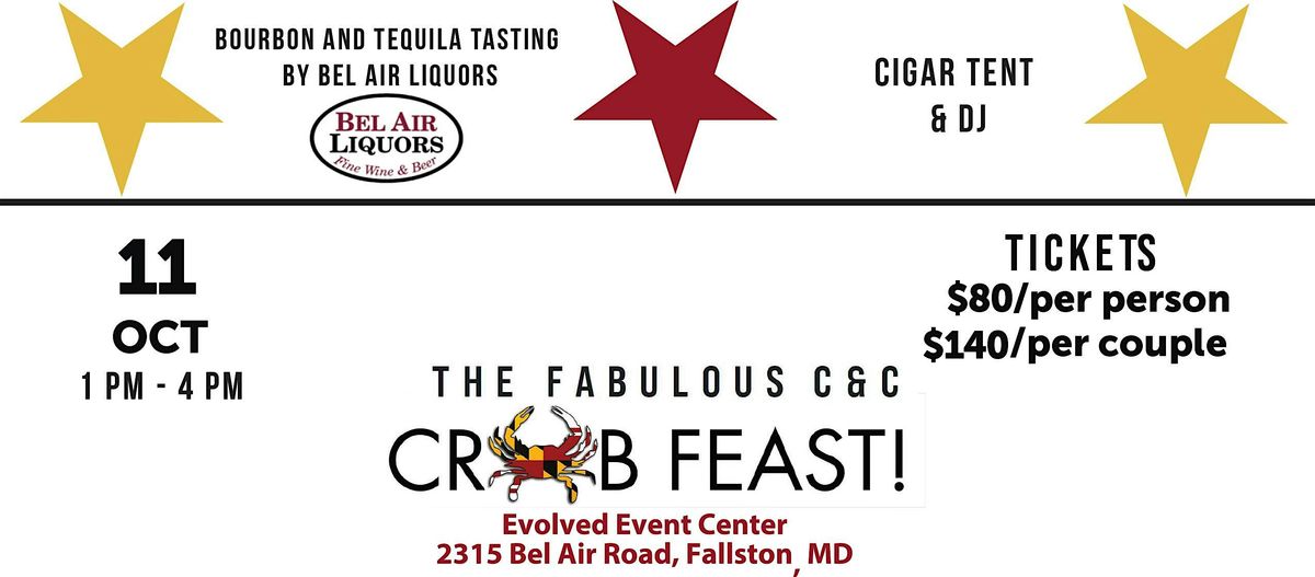 The Fabulous C&C Crabfeast, 11 October | Event in Fallston | AllEvents