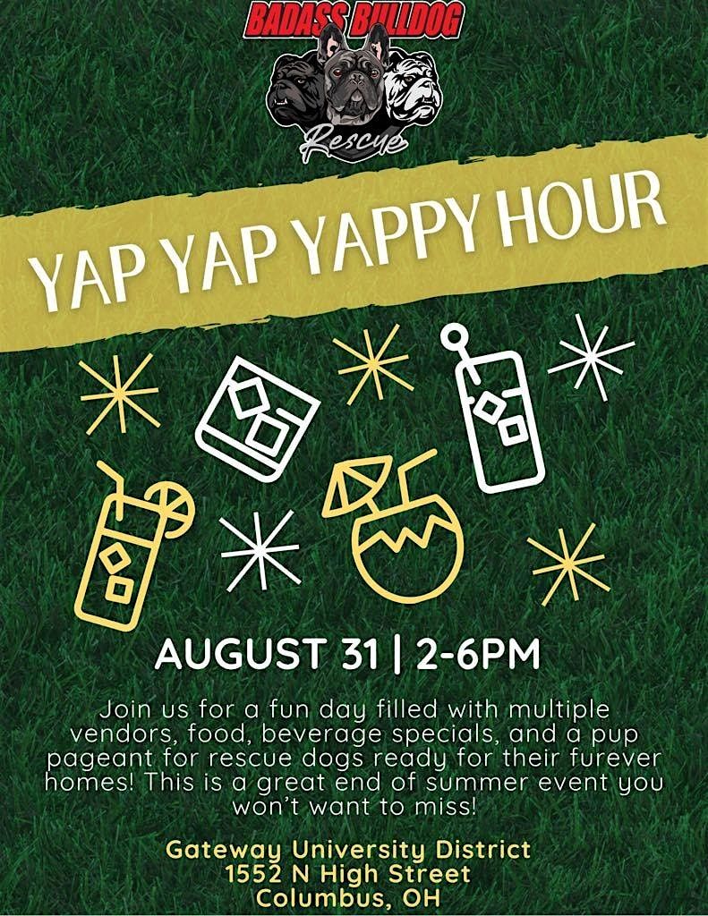 Yap Yap Yappy Hour, 31 August | Event in Columbus | AllEvents