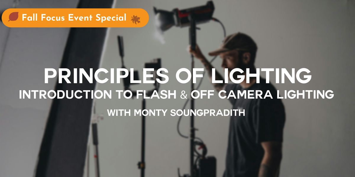 Principles of Lighting: Introduction to flash & off camera lighting, 18 October | Event in Columbus | AllEvents