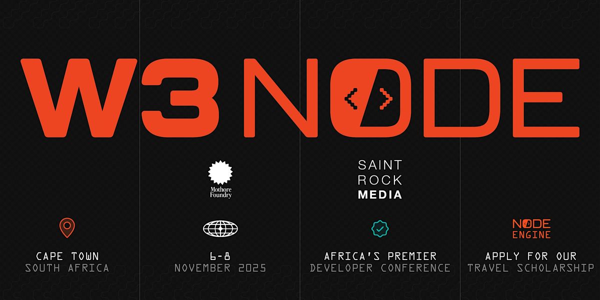 W3Node 2025, 6 November | Event in Cape Town | AllEvents