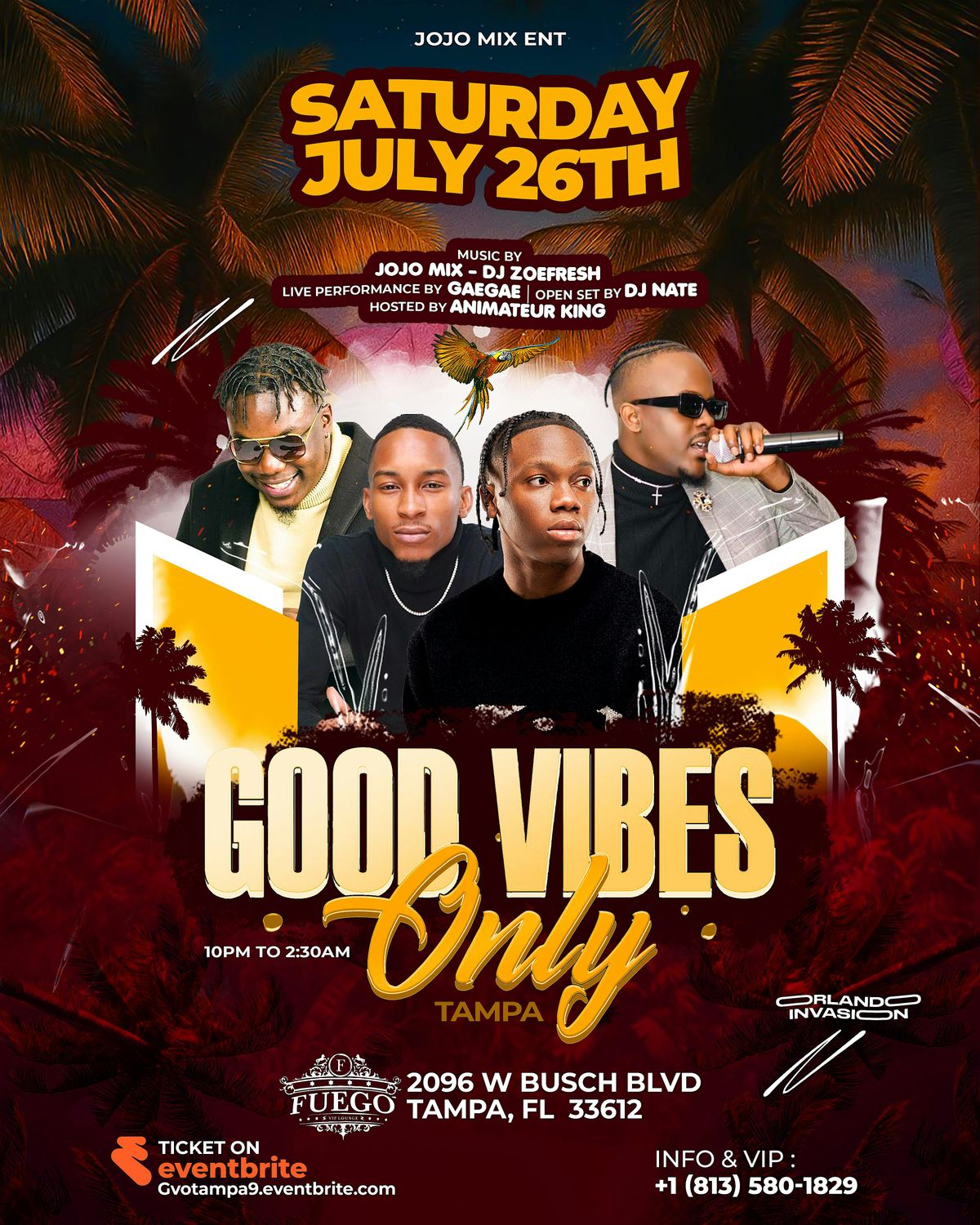 Good Vibes Only Tampa, 26 July | Event in Tampa | AllEvents