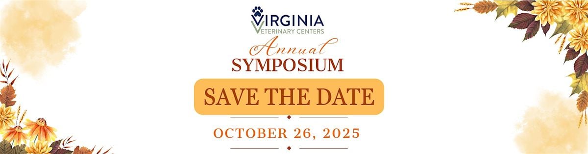 Virginia Veterinary Centers' Fall Symposium, 26 October | Event in Glen Allen | AllEvents