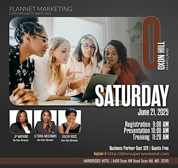 Super Saturday PlanNet Marketing - Oxon Hill, Md, 21 June | Event in Oxon Hill | AllEvents