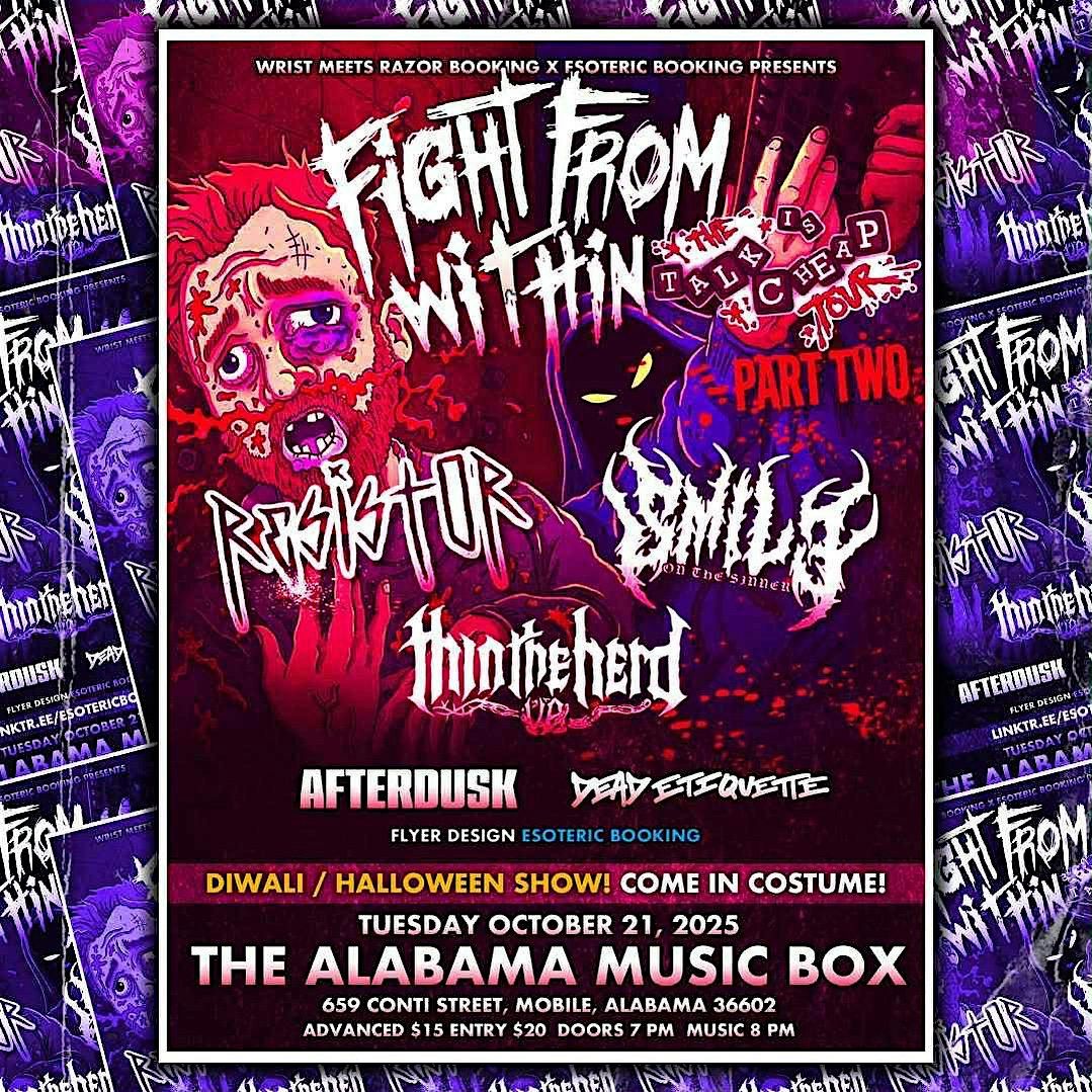 Fight From Within + more at Alabama Music Box, 21 October | Event in Mobile | AllEvents