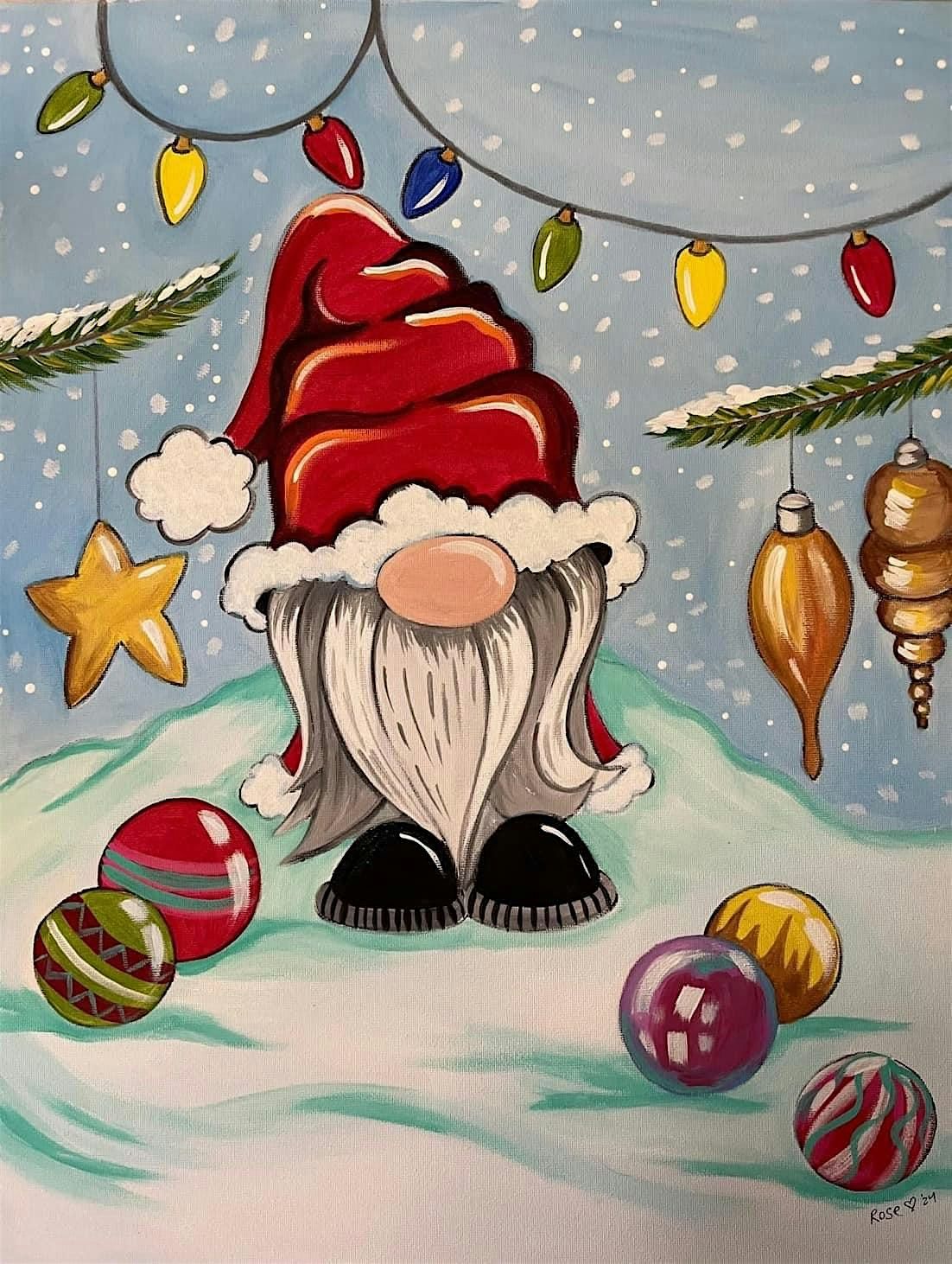 Paint Night for Adults_Osgoode Legion, Osgoode ON_GNOME for the HOLIDAYS, 12 December | Event in Ottawa | AllEvents