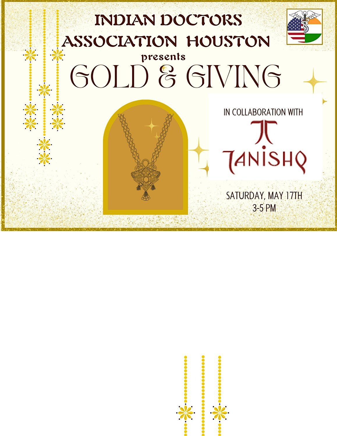 IDA and TANISHQ- Gold & Giving Event, 17 May | Event in Houston | AllEvents