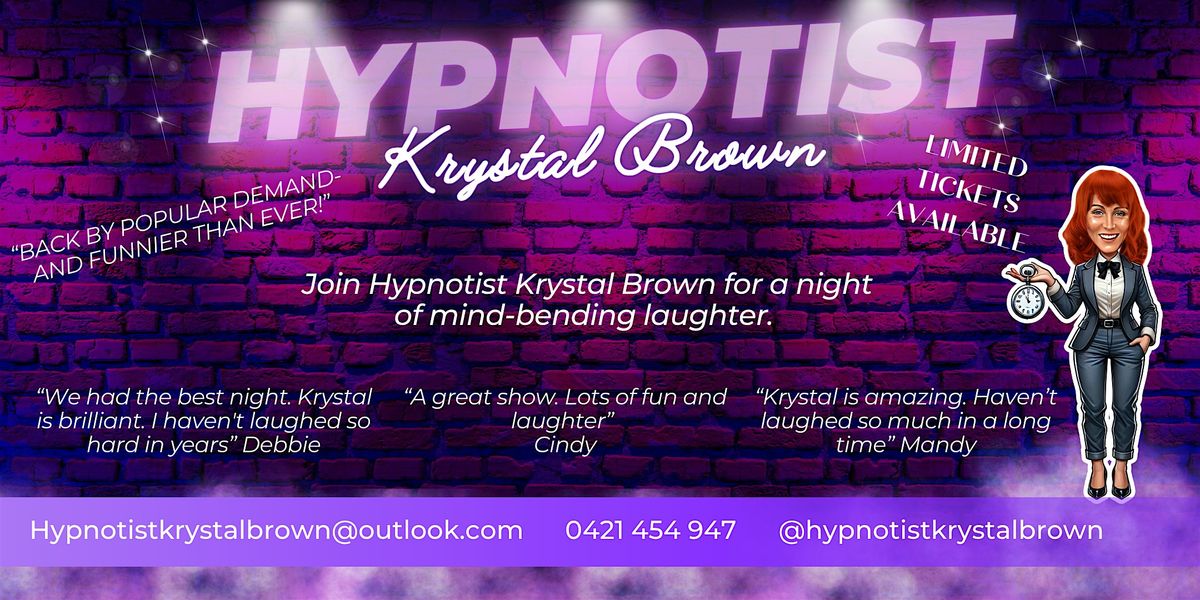 Hypnotist Krystal Brown at The Raven, 6 December | Event in West End | AllEvents