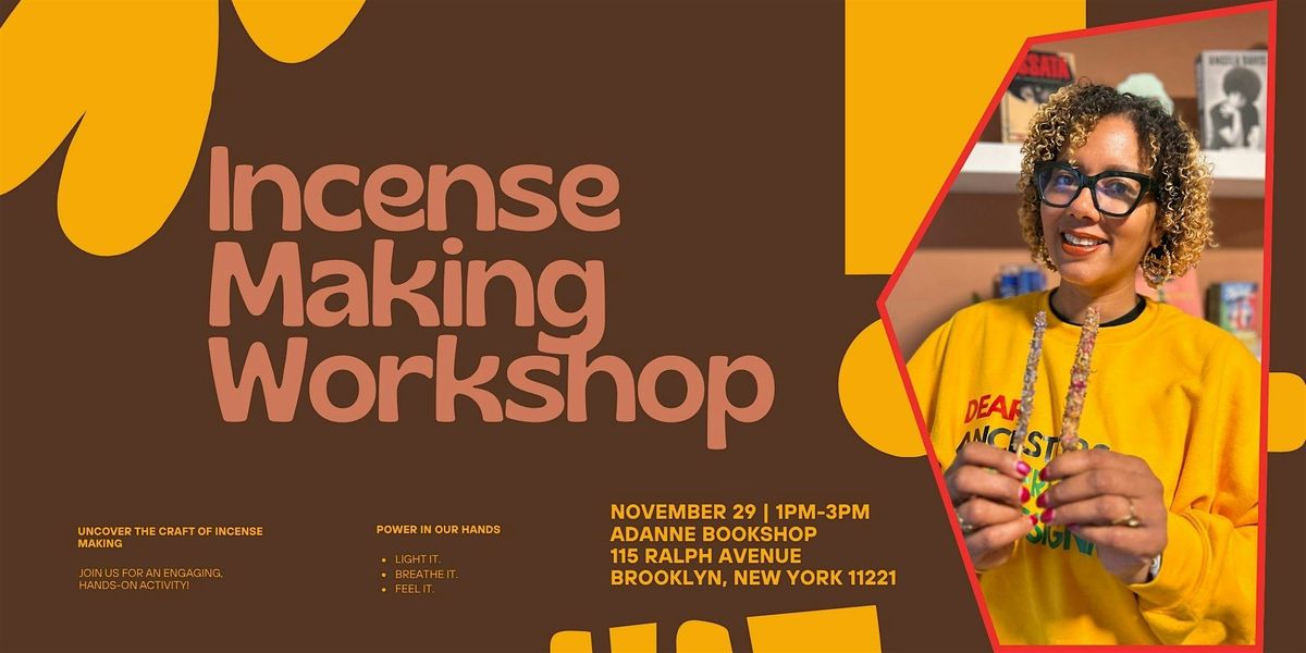 Hand-Crafted Incense Workshop, 29 November | Event in brooklyn | AllEvents