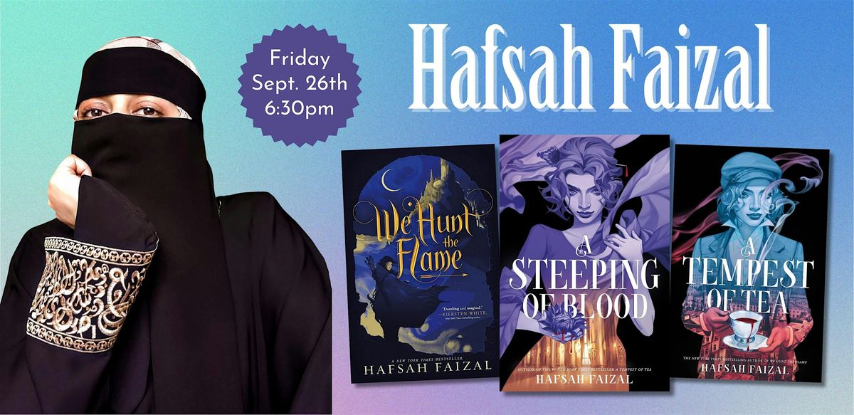 Hafsah Faizal, 26 September | Event in Plainville | AllEvents