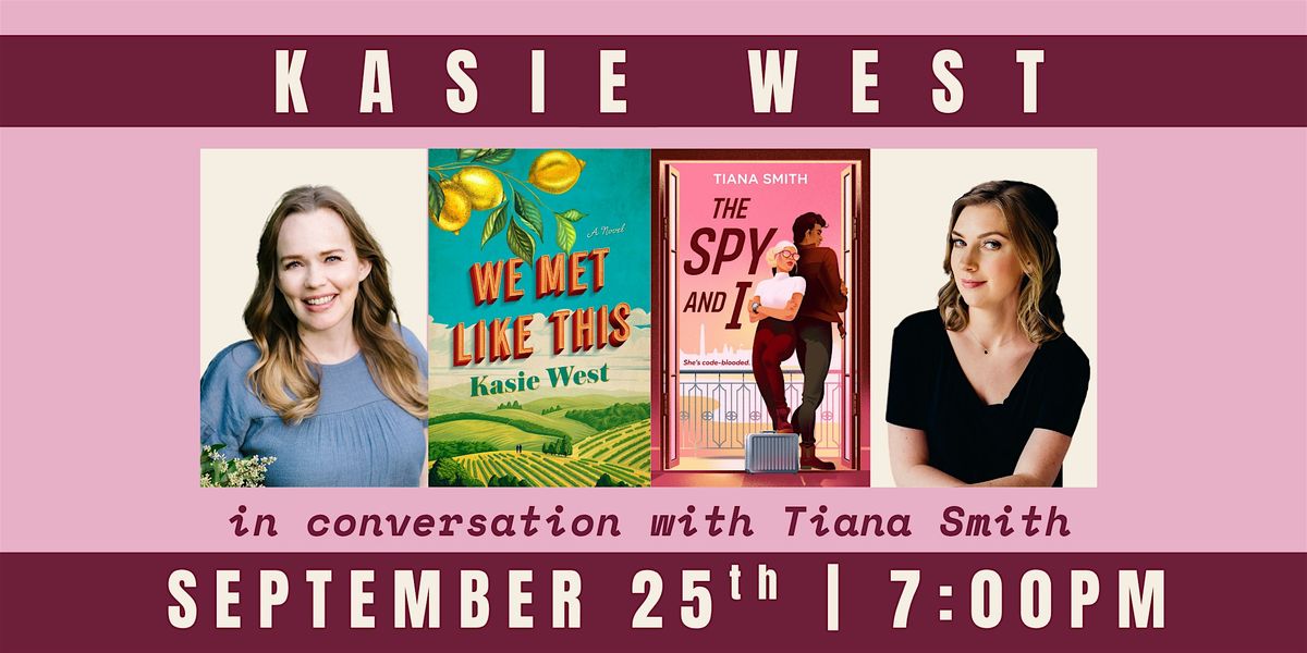 Author Event: KASIE WEST, 25 September | Event in Spanish Fork | AllEvents