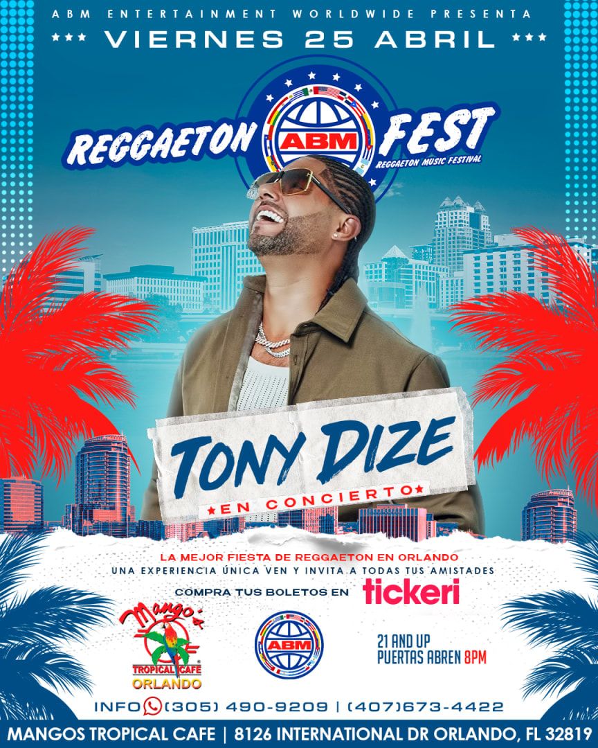 Tony Dize at Coca-Cola Music Hall of Puerto Rico, 20 October | Event in San Juan | AllEvents