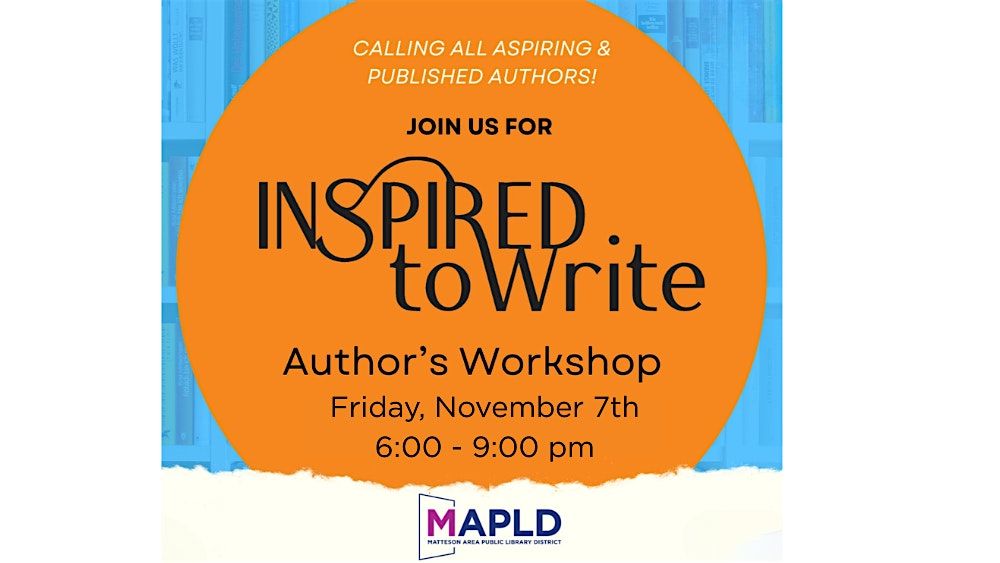 Inspired to Write: Authors Workshop | Event in Matteson | AllEvents